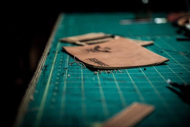 how to make embossed leather labels