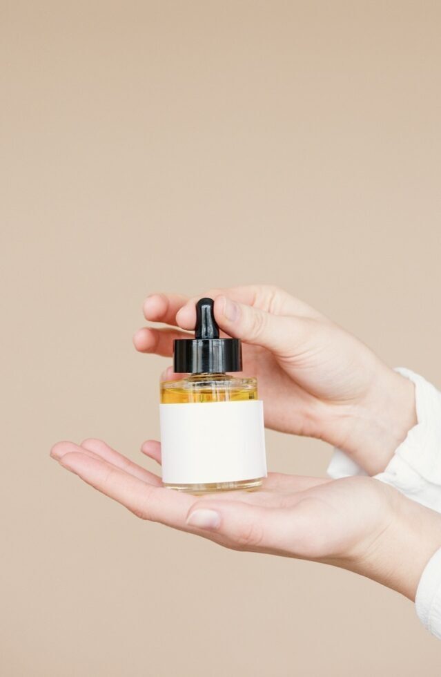 clear labels for glass bottles